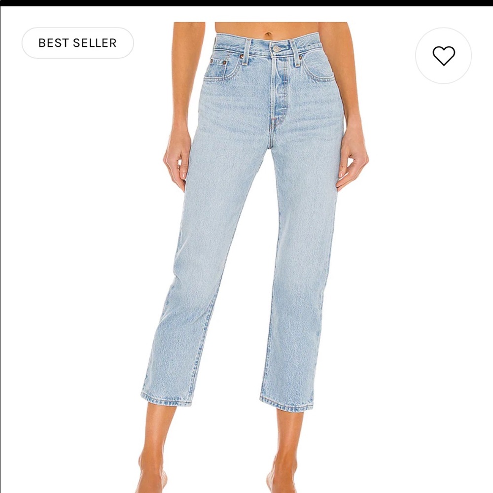 Levi’s premium 501 crop jeans